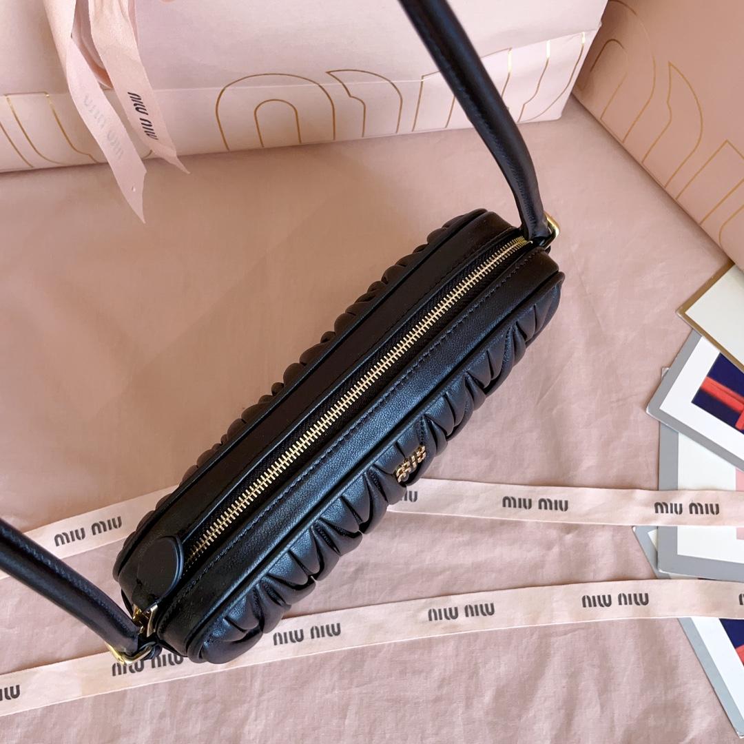 Miu Miu Matelassé Nappa Leather Pouch - DopestKickz