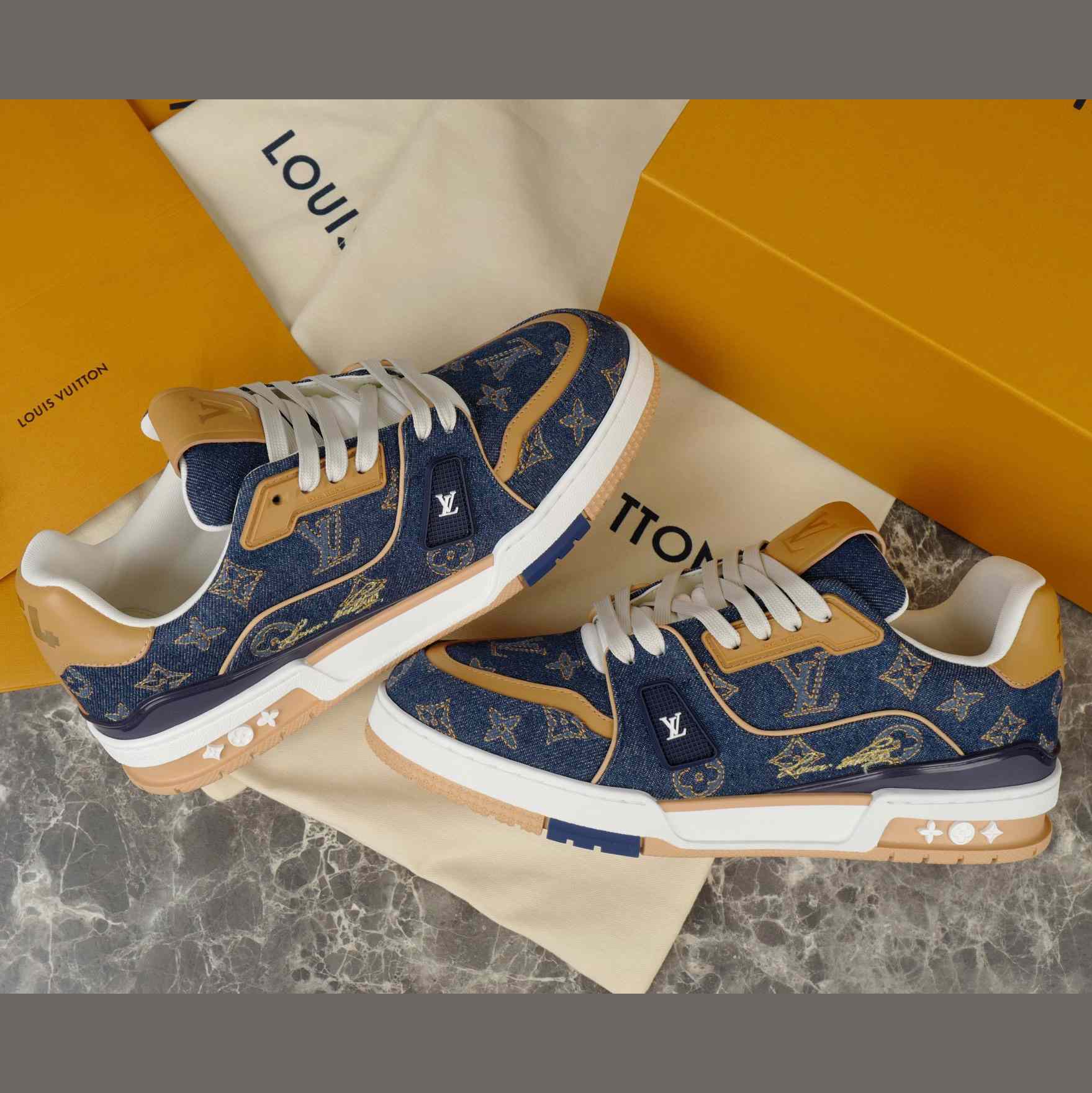 Louis Vuitton LV Trainer Sneaker   1AJ354 - DopestKickz