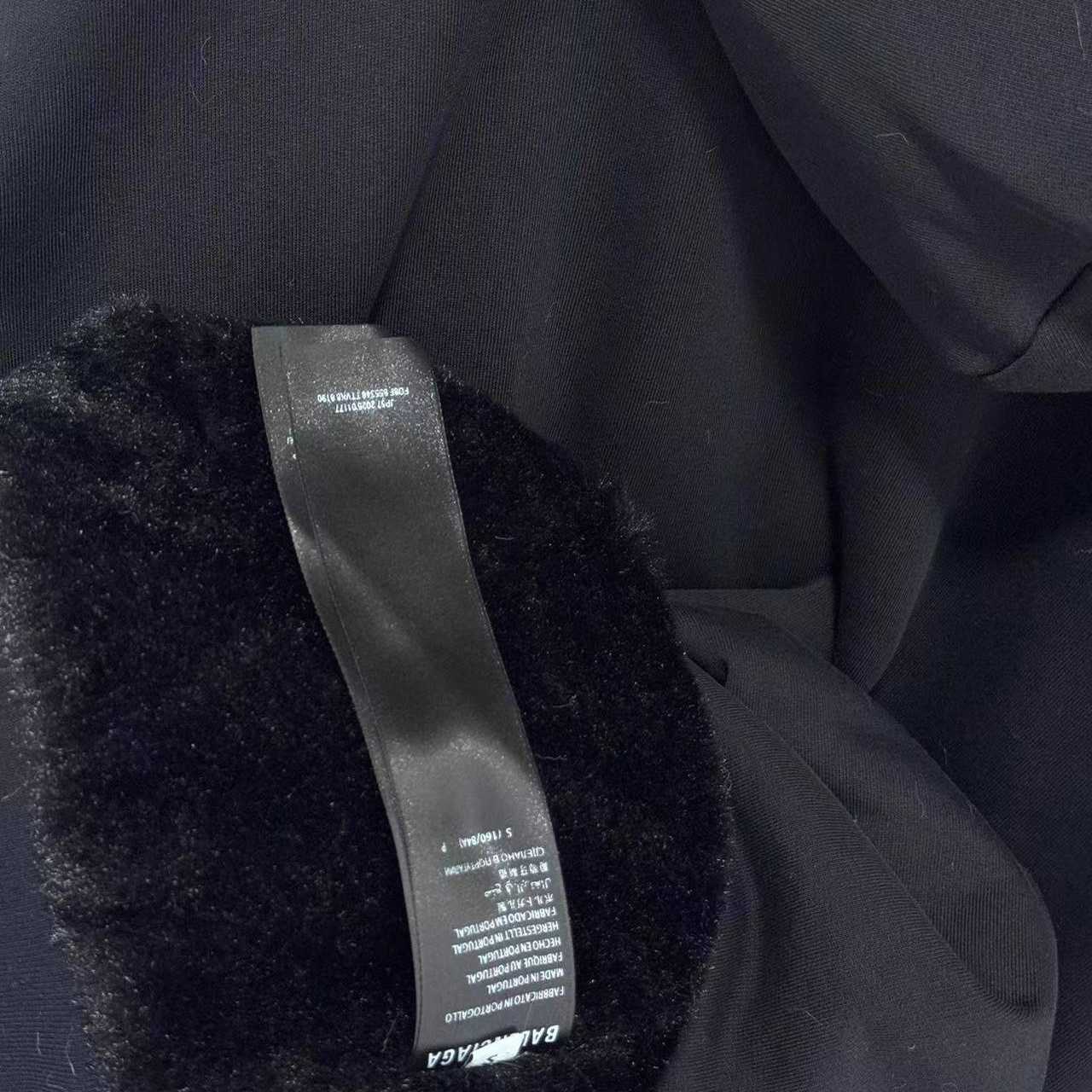 Balenciaga Fluffy Zip-Up Hoodie In Washed Black Medium Fleece - DopestKickz