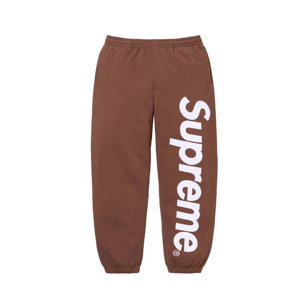 Supreme Satin Appliqué Sweatpant - DopestKickz