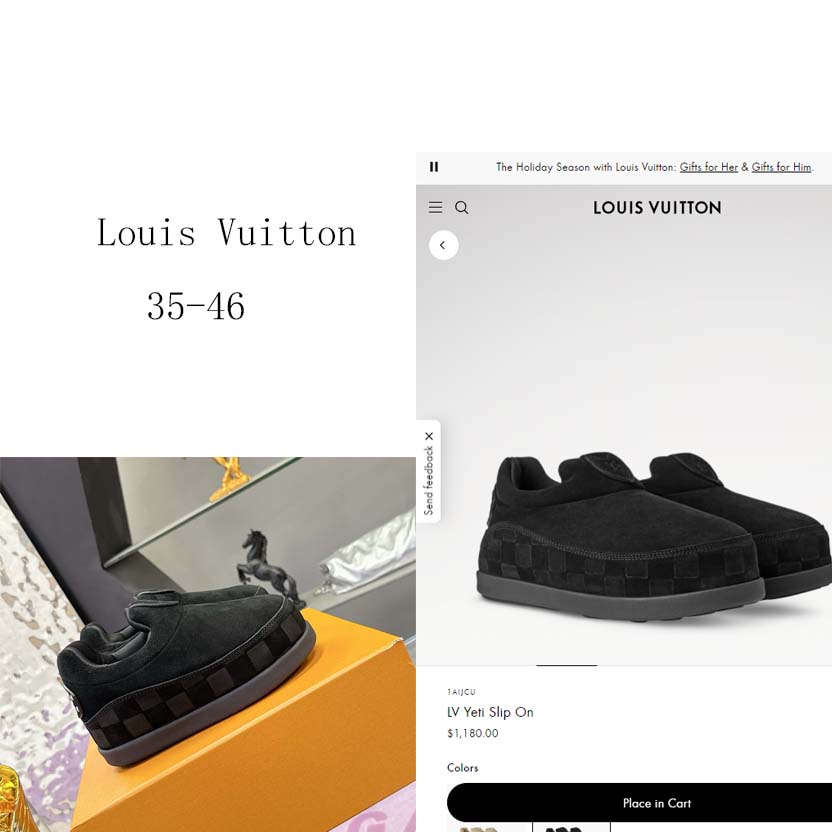 Louis Vuitton LV Yeti Slip On   1AIJCU - DopestKickz