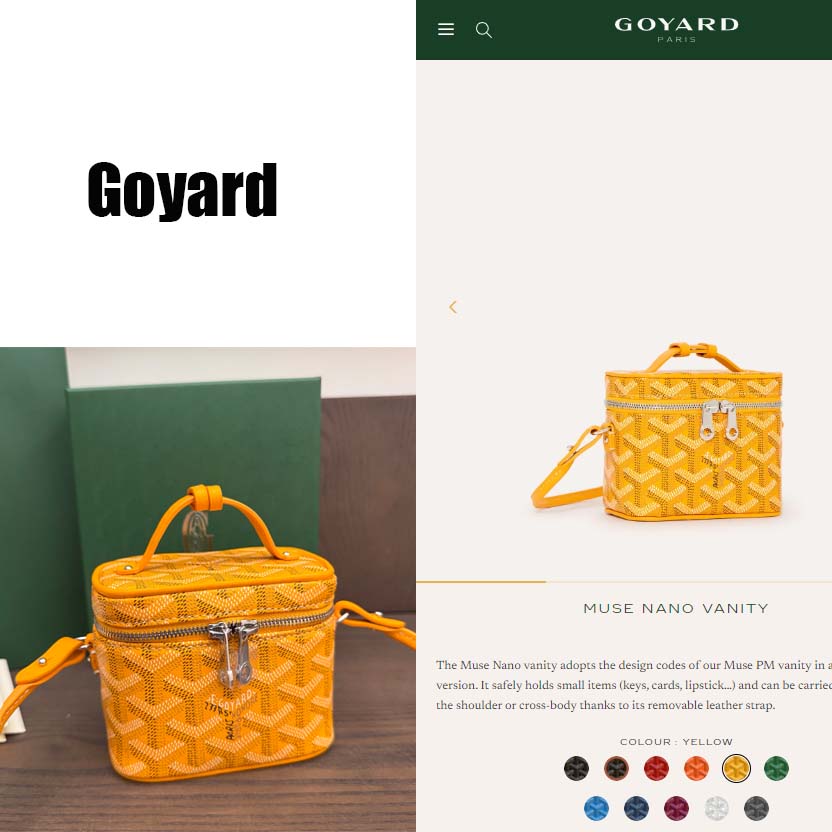 Goyard Muse Nano Vanity - DopestKickz