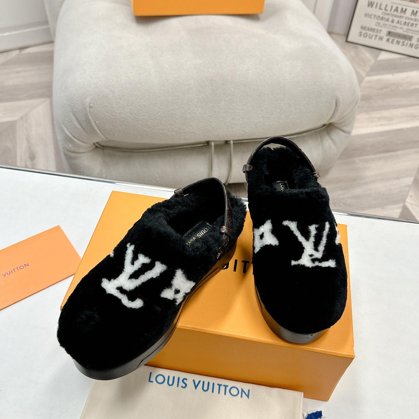 Louis Vuitton Aspen Platform Closed Mule  - DopestKickz