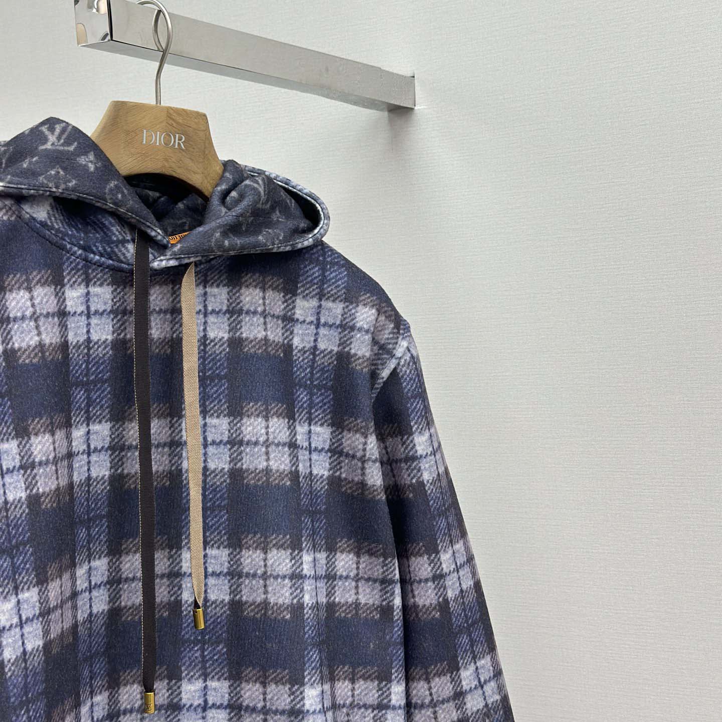 Louis Vuitton Monogram Faded Plaid Hoodie  - DopestKickz