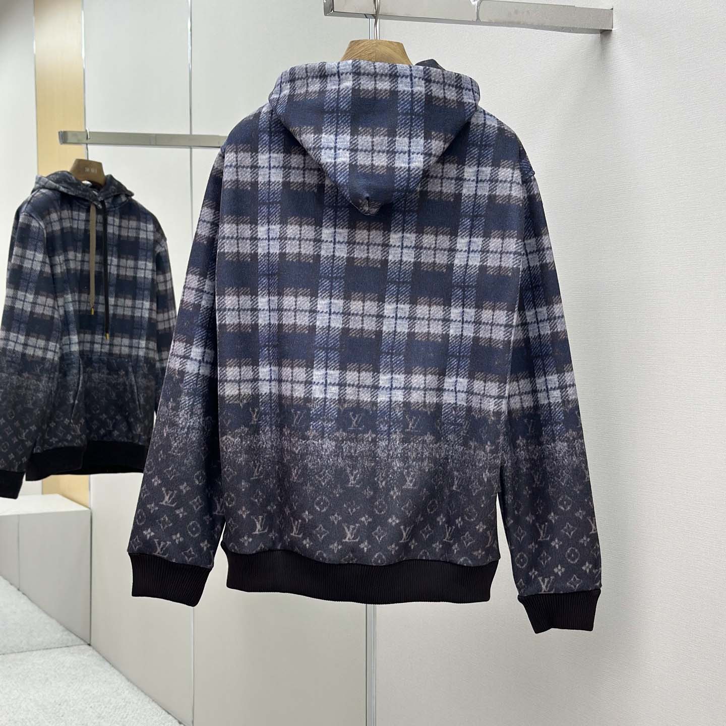Louis Vuitton Monogram Faded Plaid Hoodie  - DopestKickz
