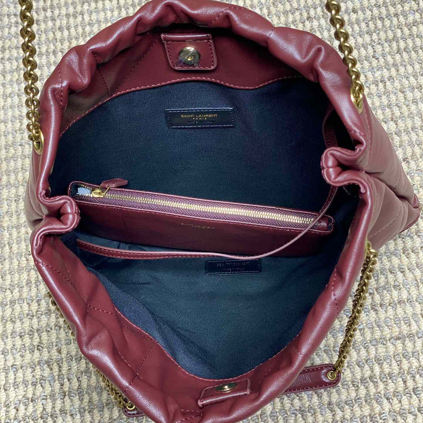 Saint Laurent Jamie Pochon In Lambskin - DopestKickz