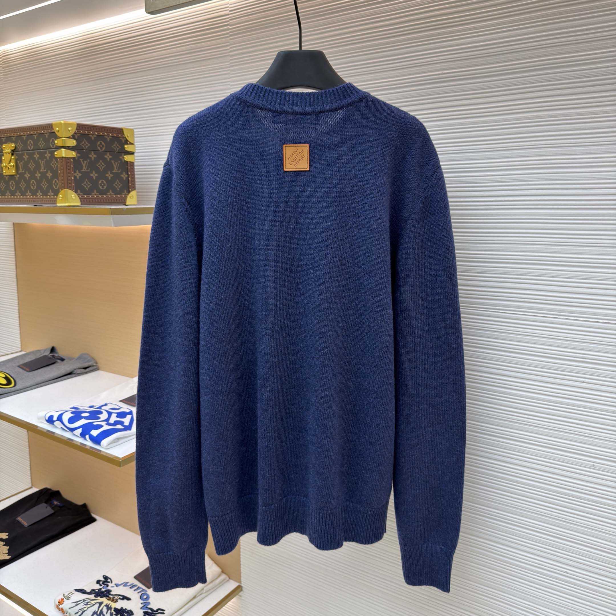 Louis Vuitton Long-Sleeved Intarsia Pullover - DopestKickz