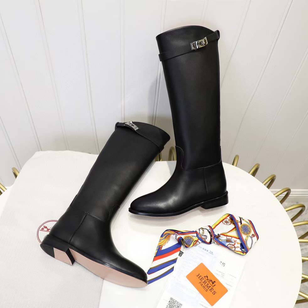 Hermès Jumping Leather Riding Boots - DopestKickz