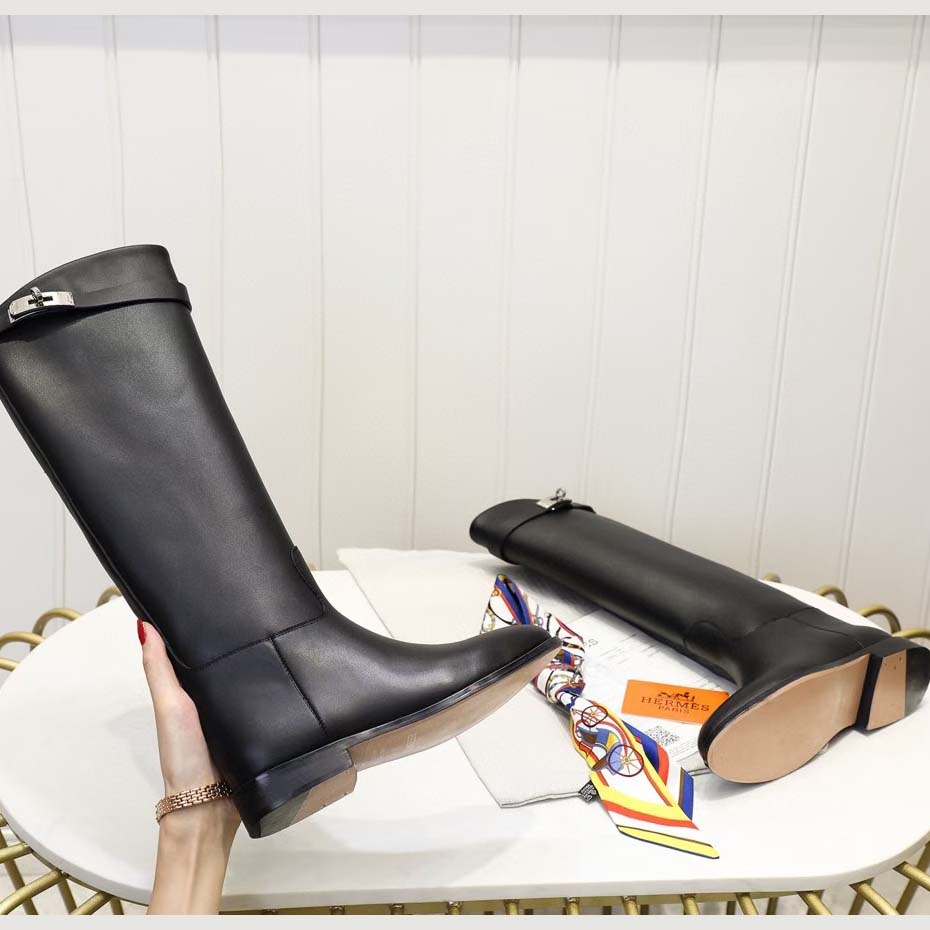 Hermès Jumping Leather Riding Boots - DopestKickz