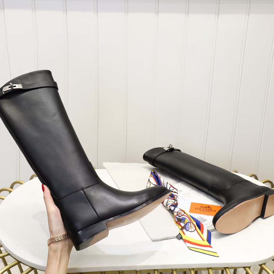 Hermès Jumping Leather Riding Boots - DopestKickz