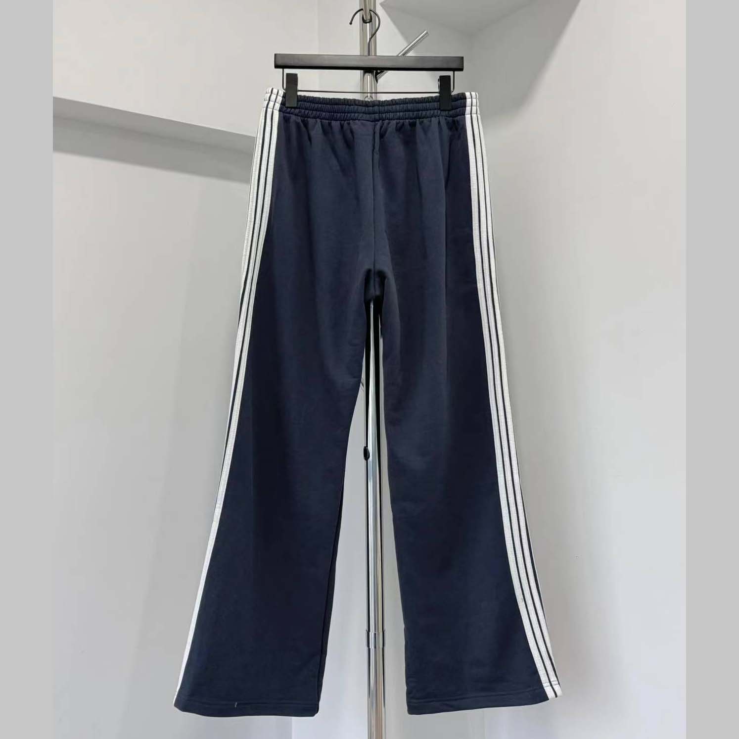 Balenciaga Embroidered-striped Track Pants - DopestKickz