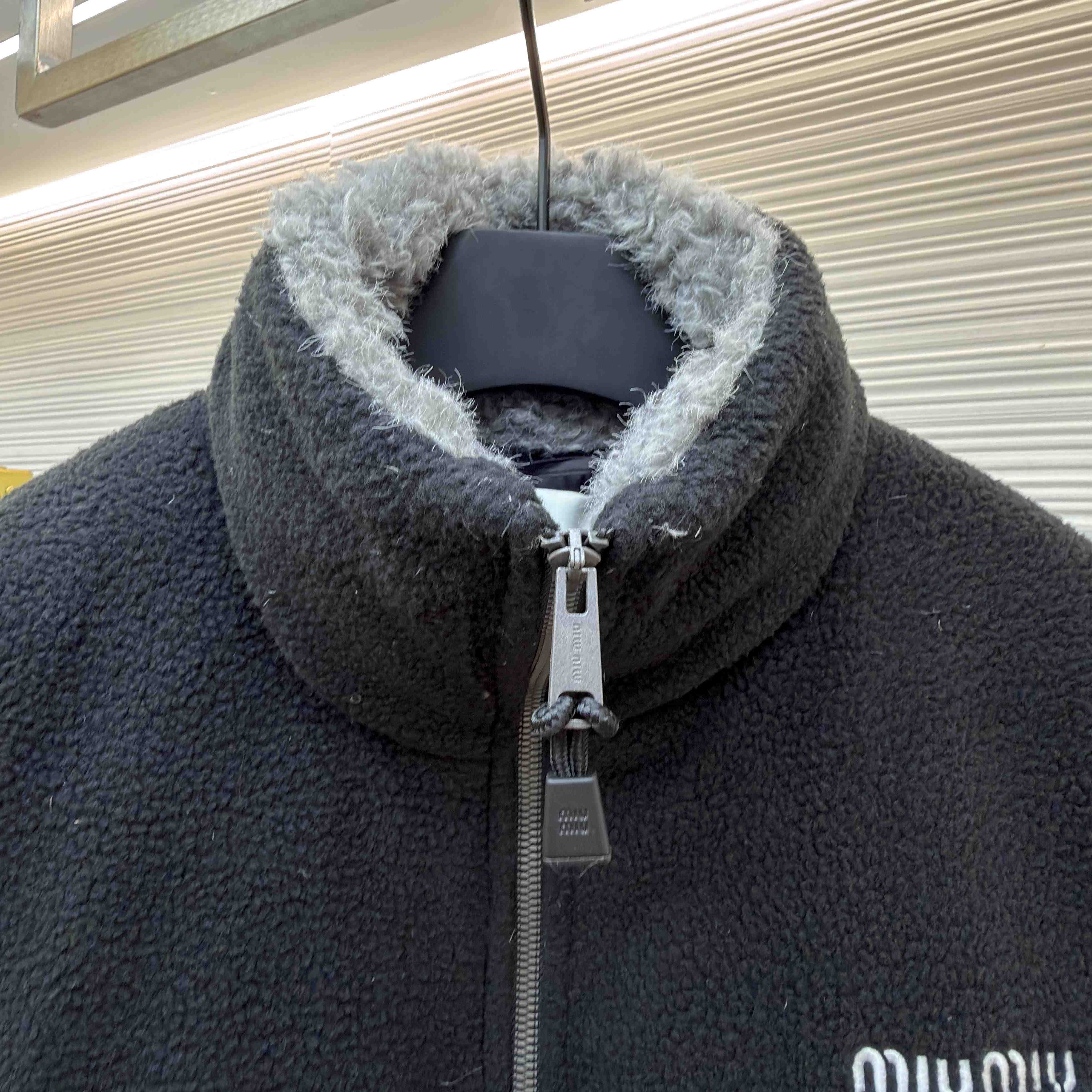 Miu Miu Fleece Down Jacket - DopestKickz