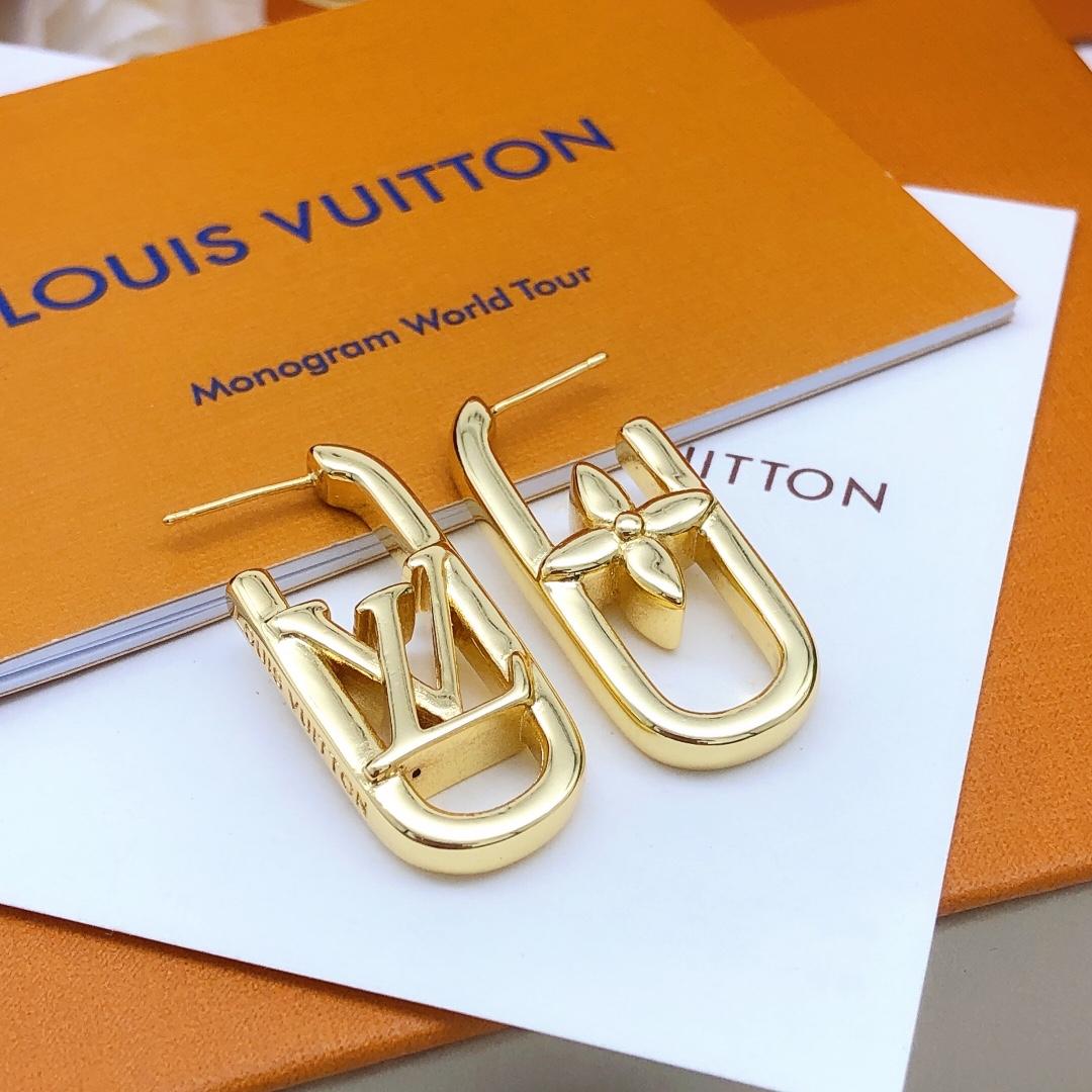 Louis Vuitton My LV Chain Earrings S00 - DopestKickz