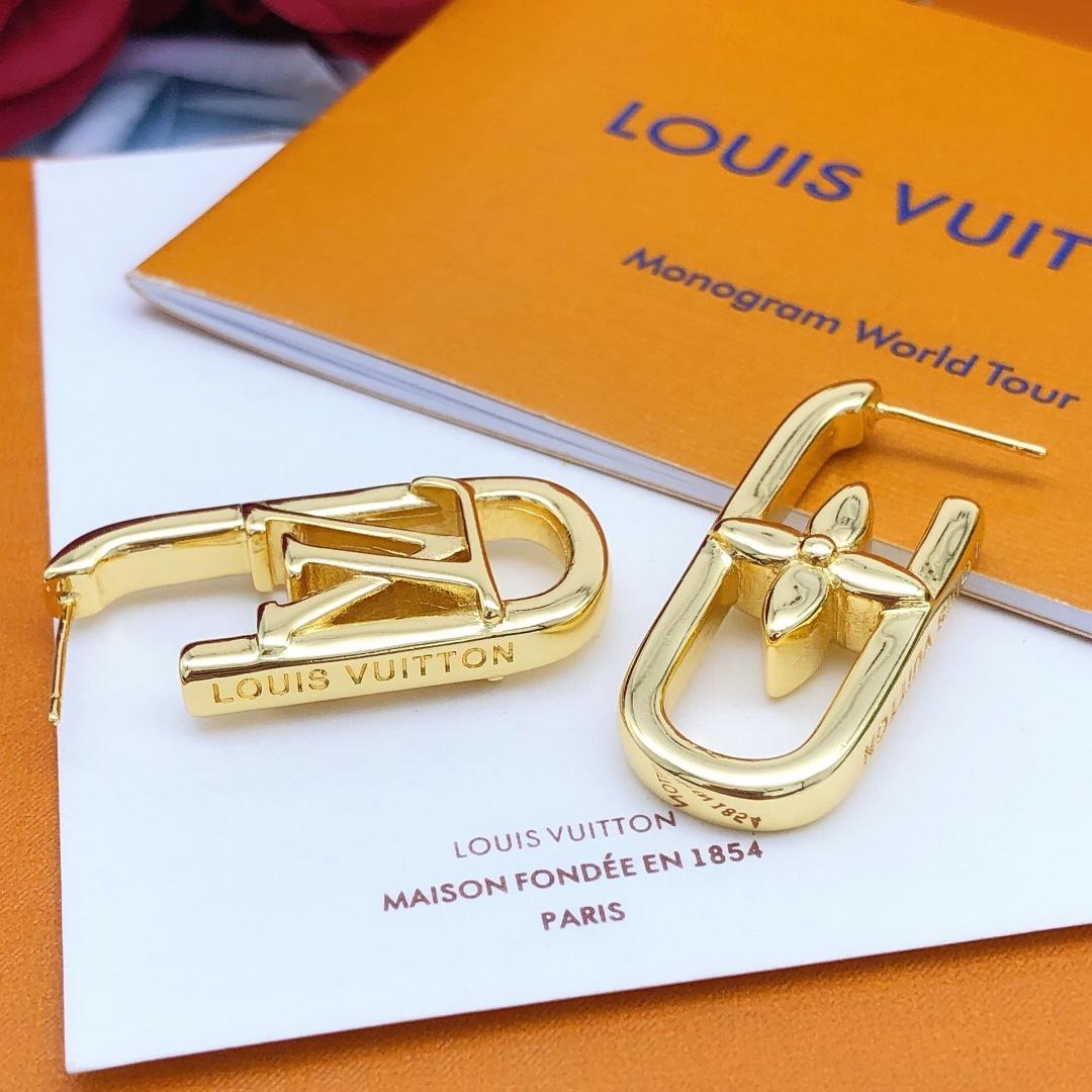 Louis Vuitton My LV Chain Earrings S00 - DopestKickz