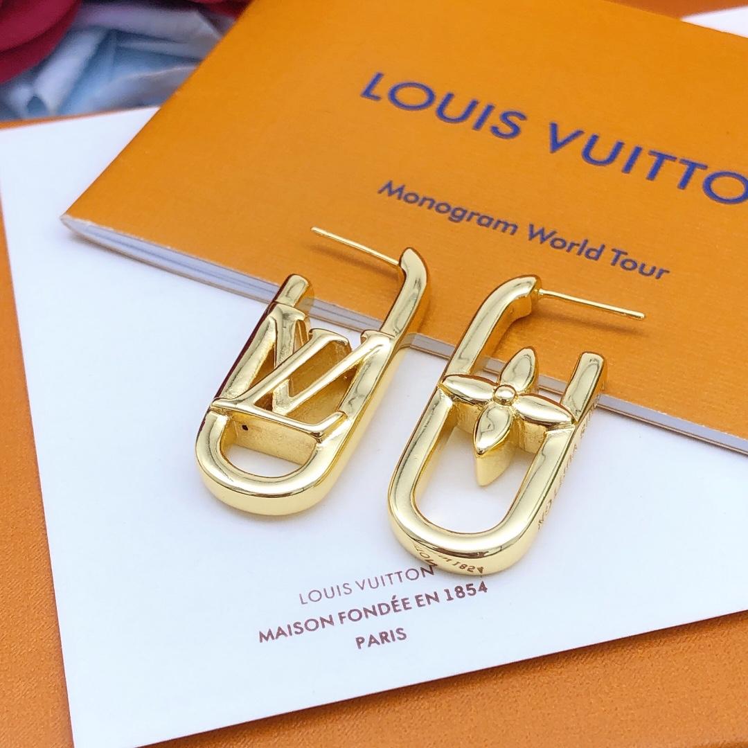 Louis Vuitton My LV Chain Earrings S00 - DopestKickz