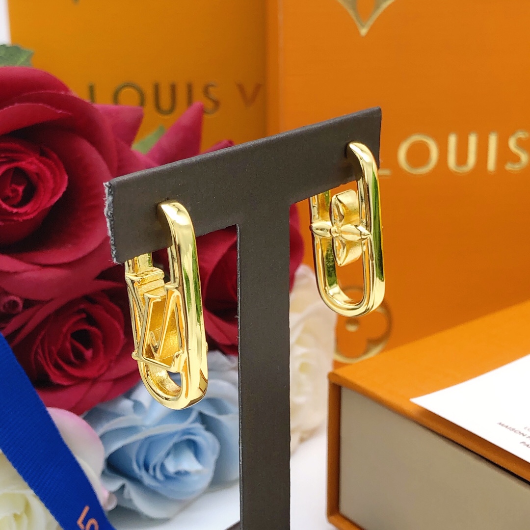 Louis Vuitton My LV Chain Earrings S00 - DopestKickz