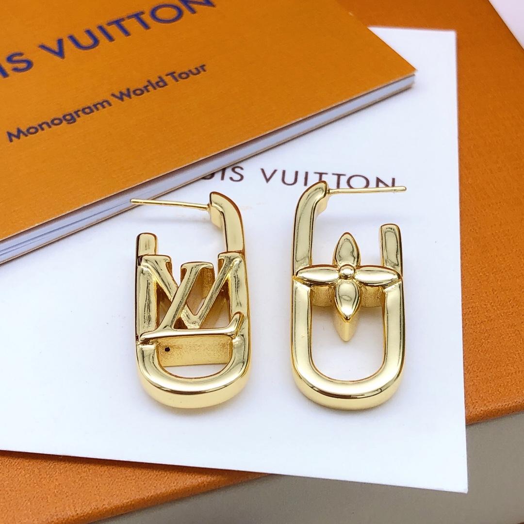 Louis Vuitton My LV Chain Earrings S00 - DopestKickz