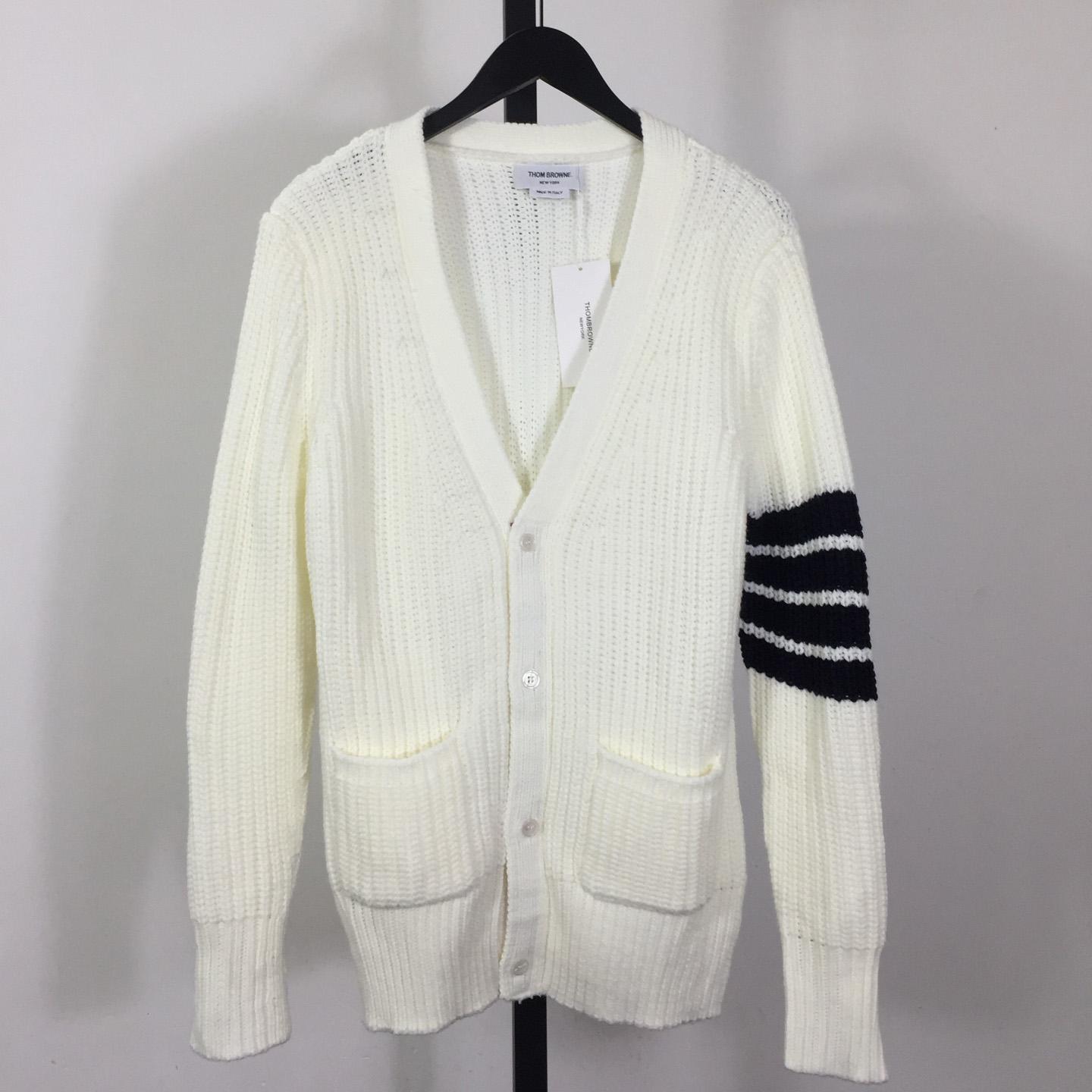 Thom Browne 4-Bar Cardigan - DopestKickz
