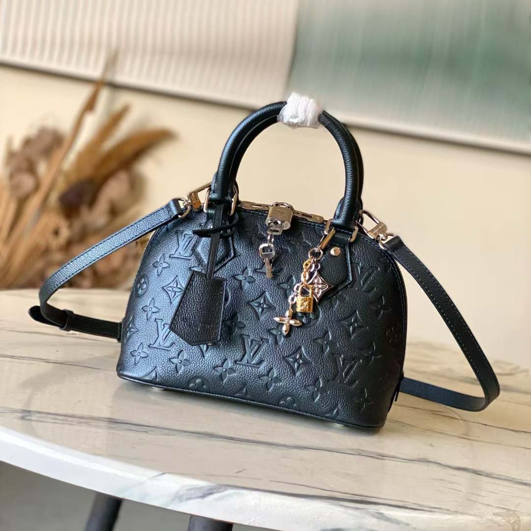 Louis Vuitton Alma BB Monogram Empreinte Leather    M26686  - DopestKickz