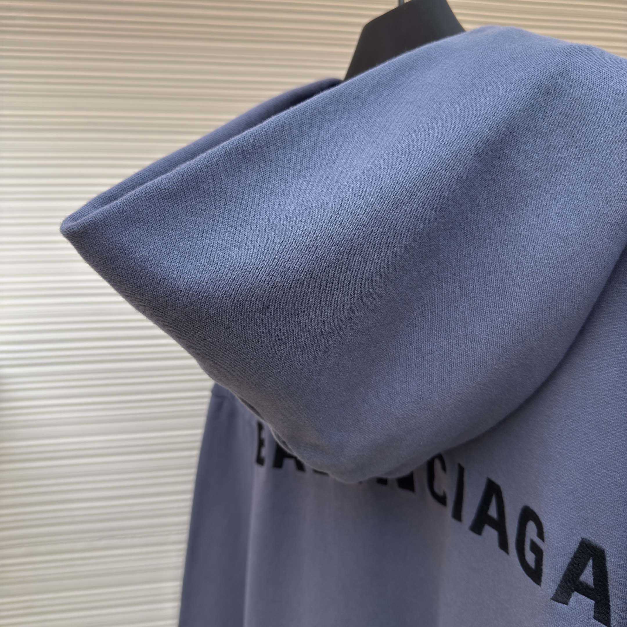 Balenciaga Logo-print Zip-up Hoodie - DopestKickz