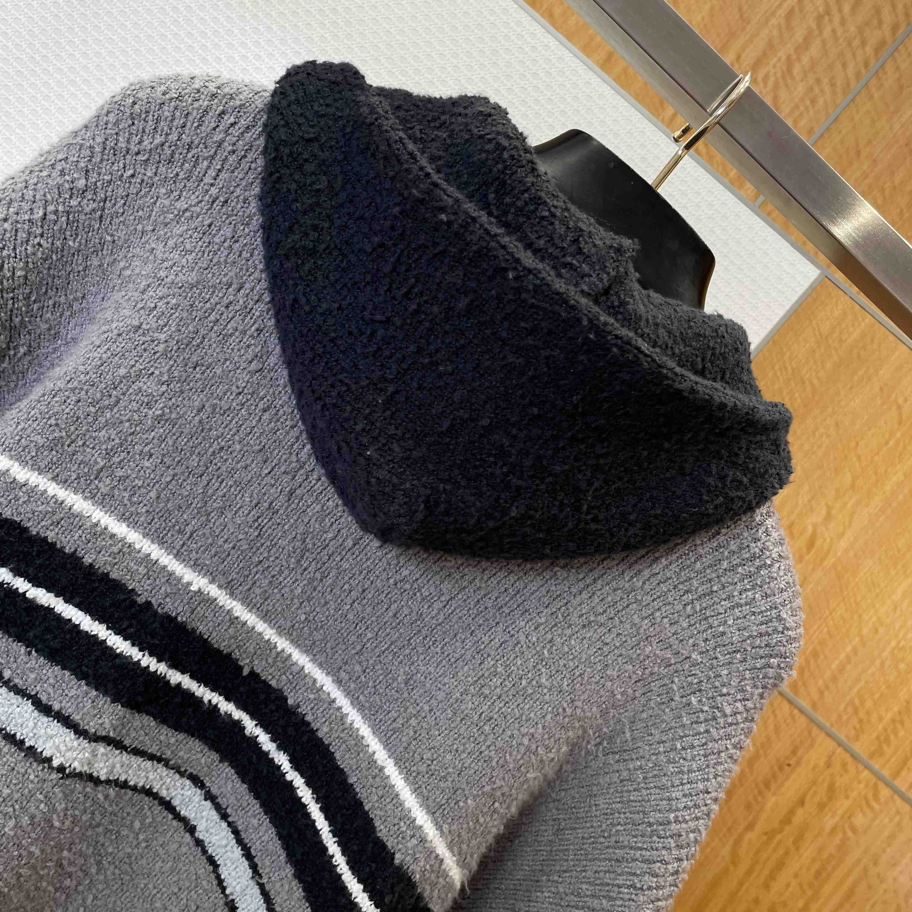 Balenciaga Fluffy Zip-Up Hoodie In Grey - DopestKickz