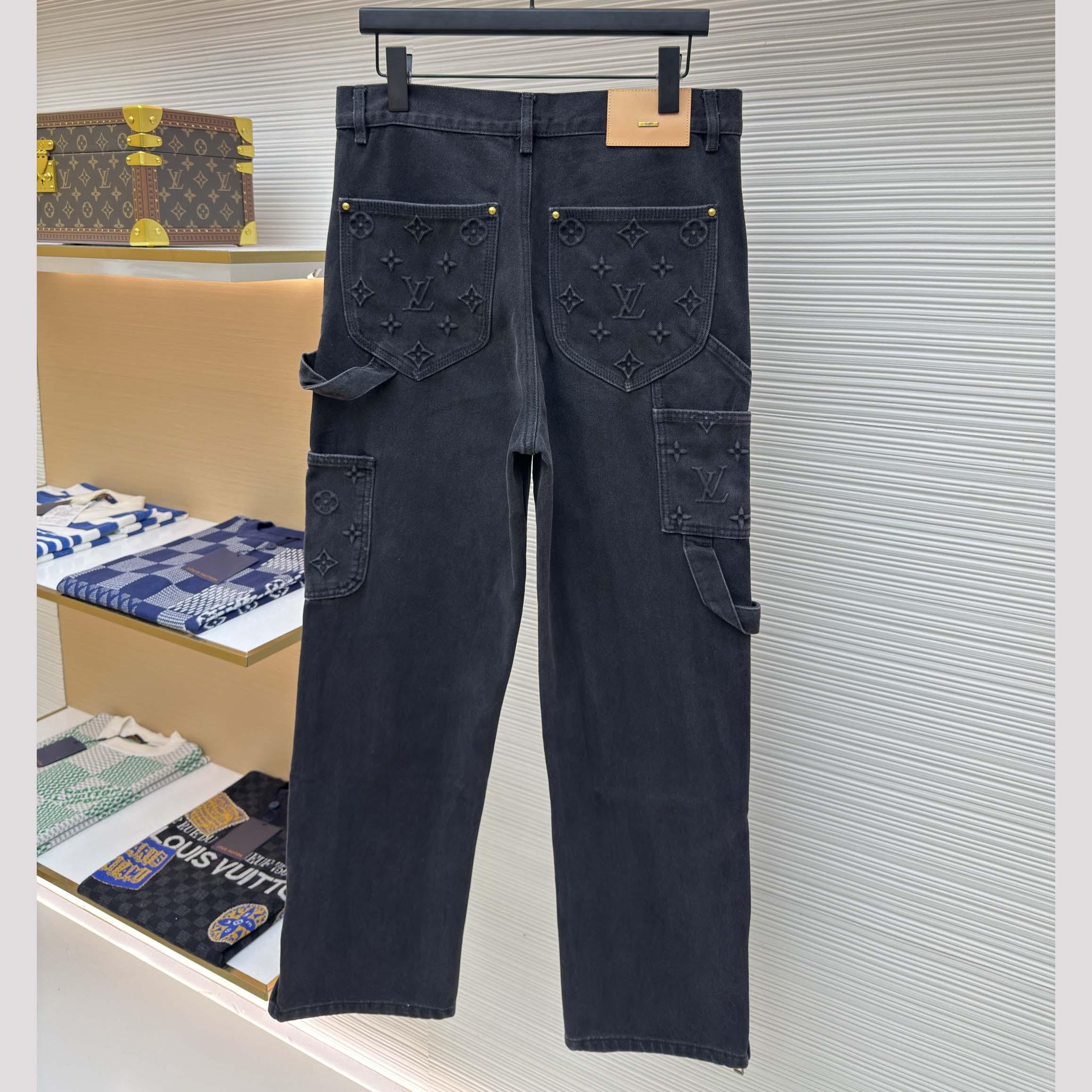 Louis Vuitton Denim Carpenter Jean - DopestKickz