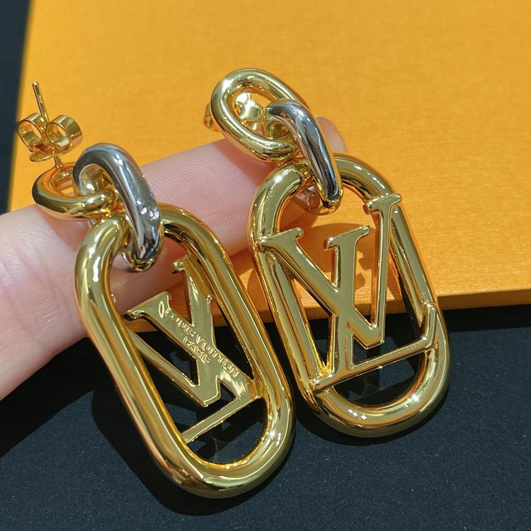 Louis Vuitton My LV Chain Earrings S00 - DopestKickz