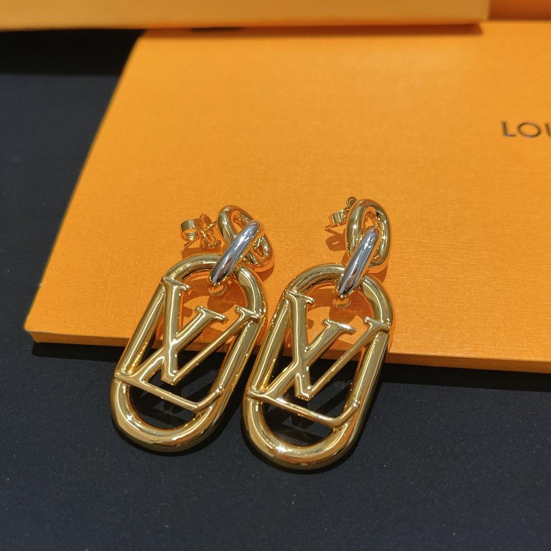 Louis Vuitton My LV Chain Earrings S00 - DopestKickz