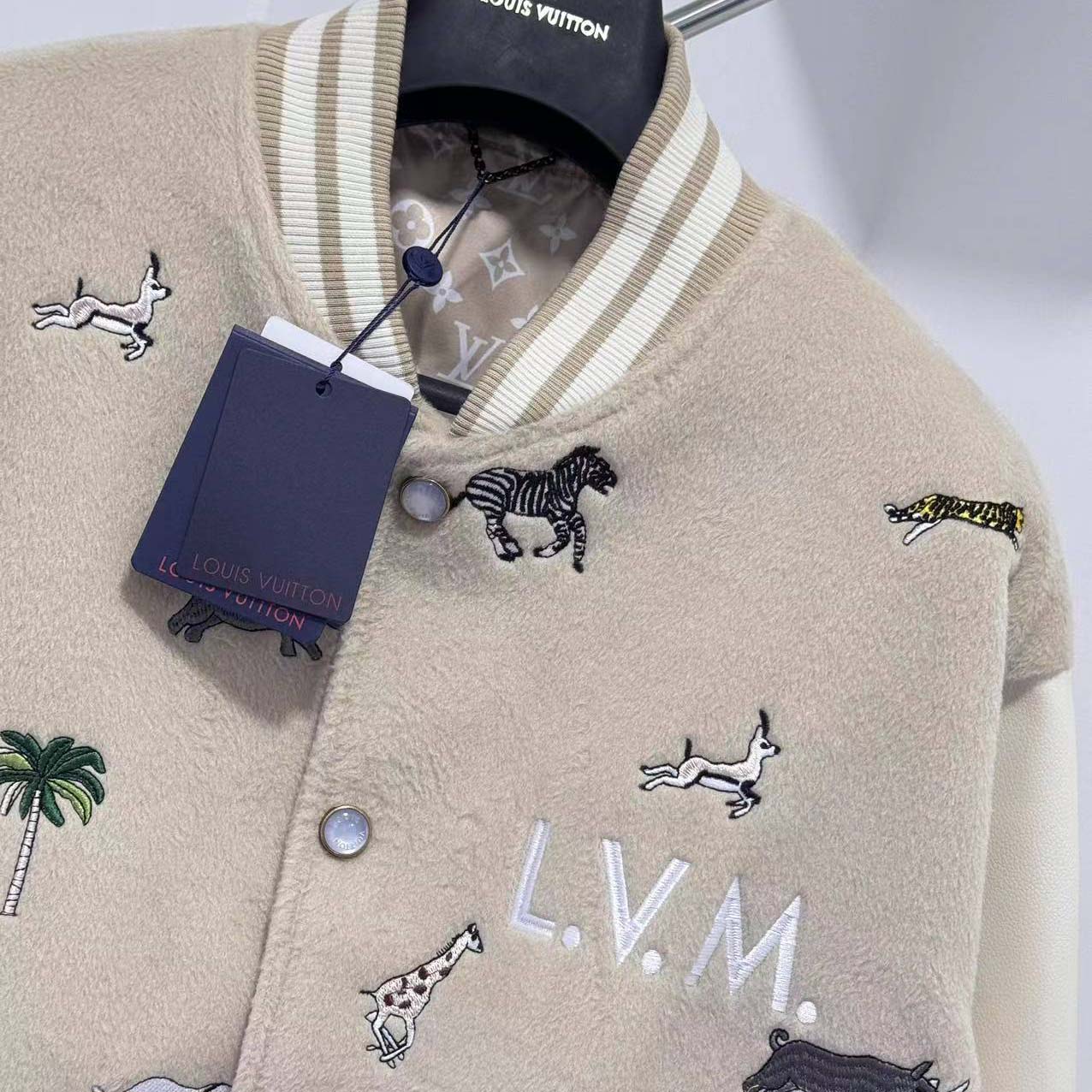 Louis Vuitton LV x The Darjeeling Limited Embroidered Varsity Blouson - DopestKickz