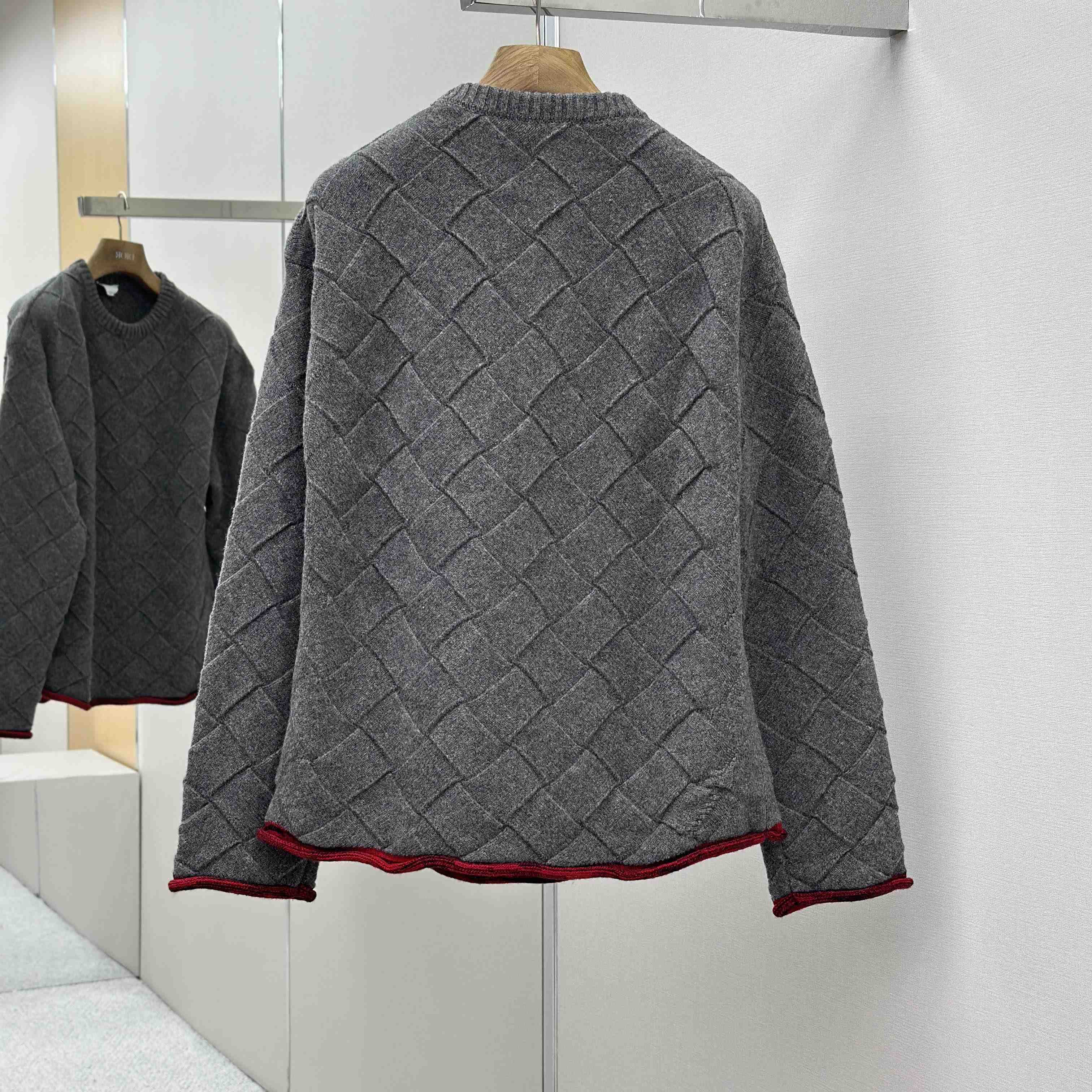 Bottega Veneta Wool Intrecciato 3D Knit Sweater - DopestKickz