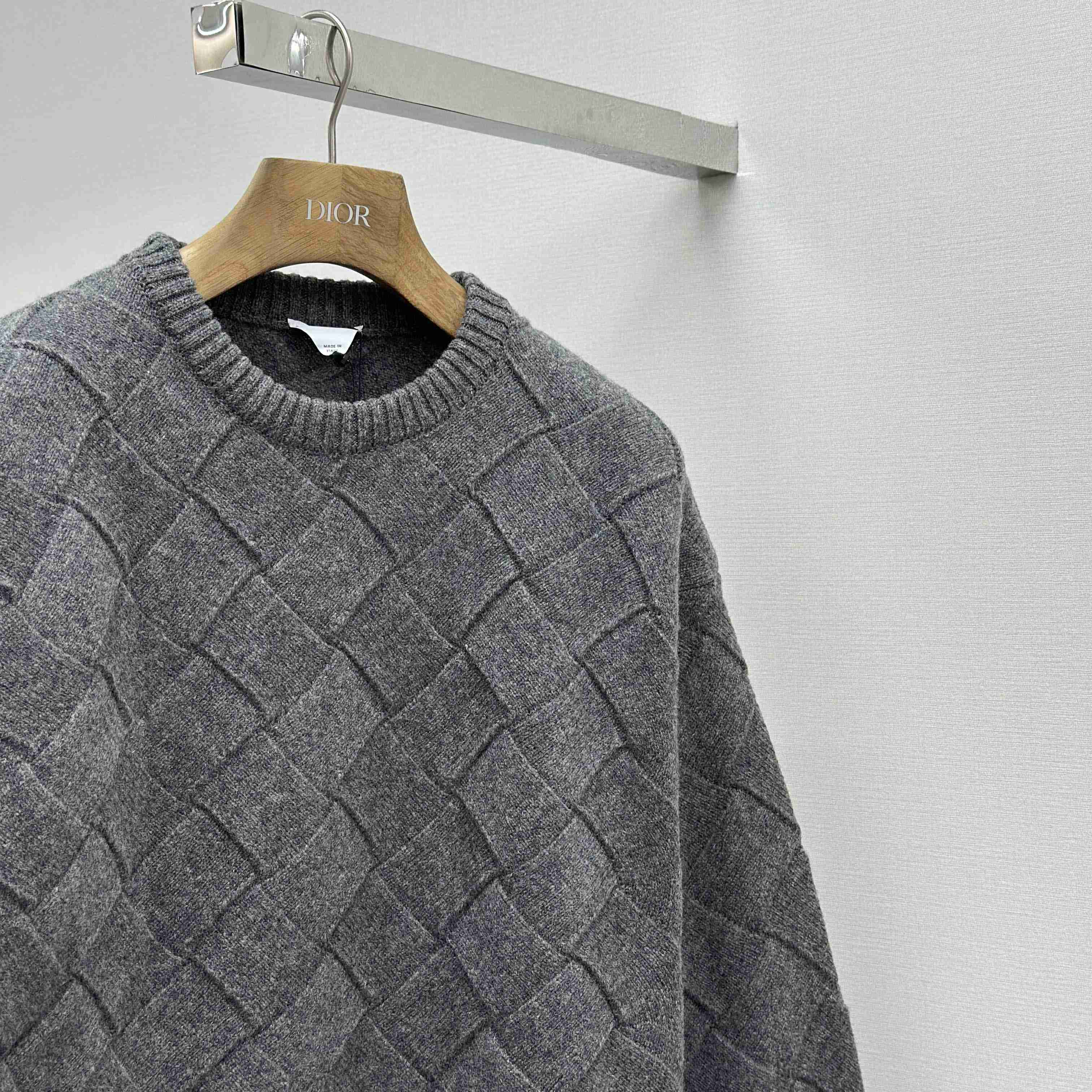 Bottega Veneta Wool Intrecciato 3D Knit Sweater - DopestKickz