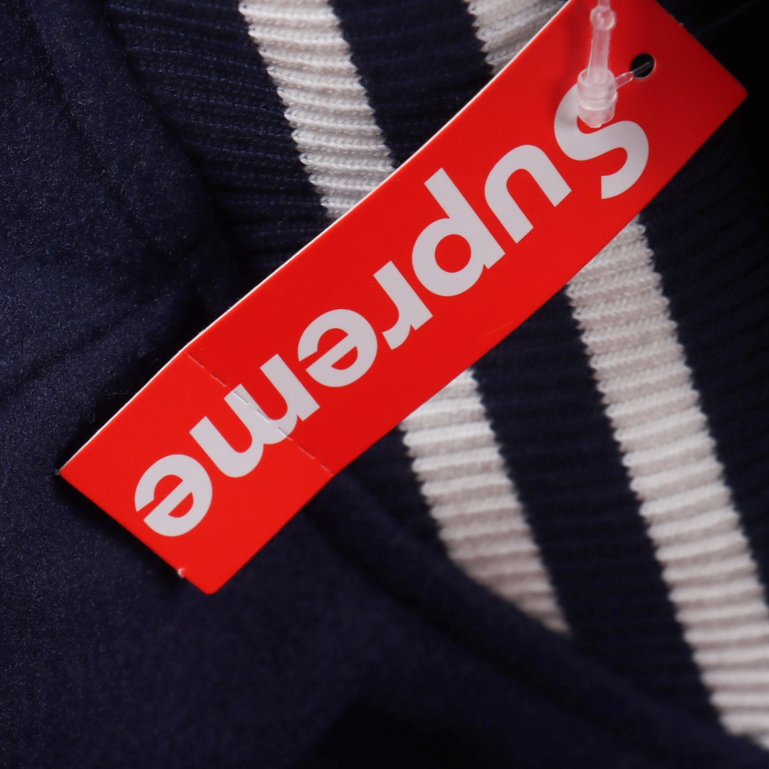 Supreme Praises Varsity Jacket 'Navy' - DopestKickz