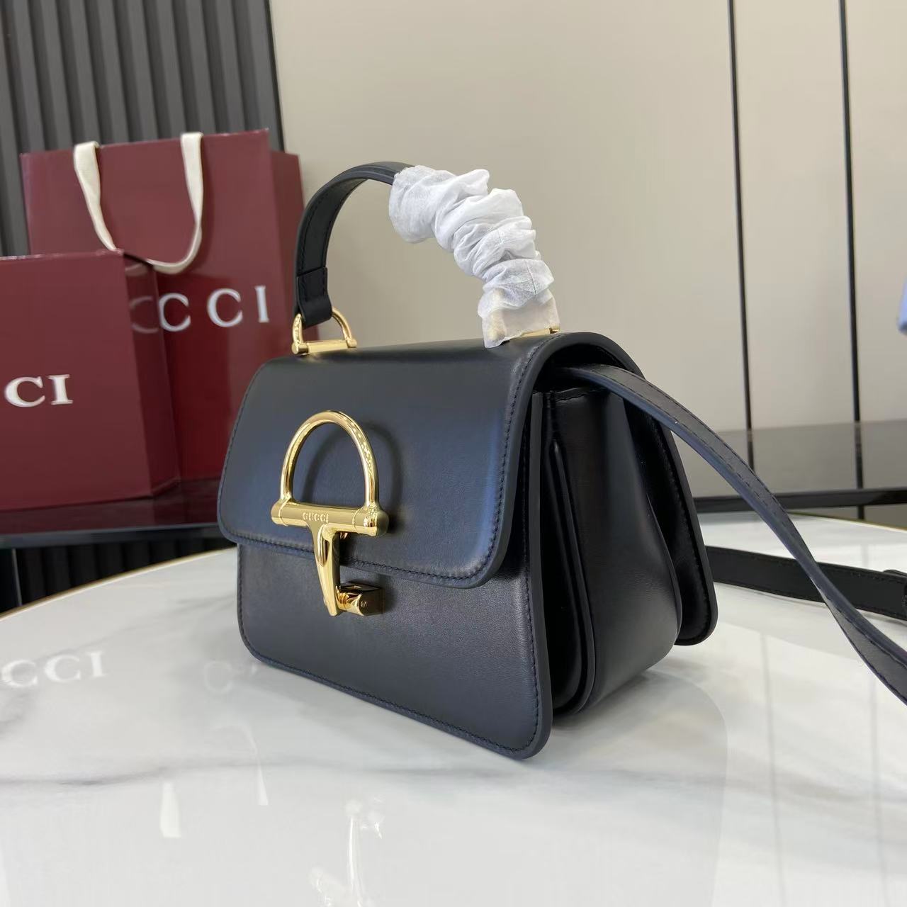 Gucci Siena Small Top Handle Bag - DopestKickz