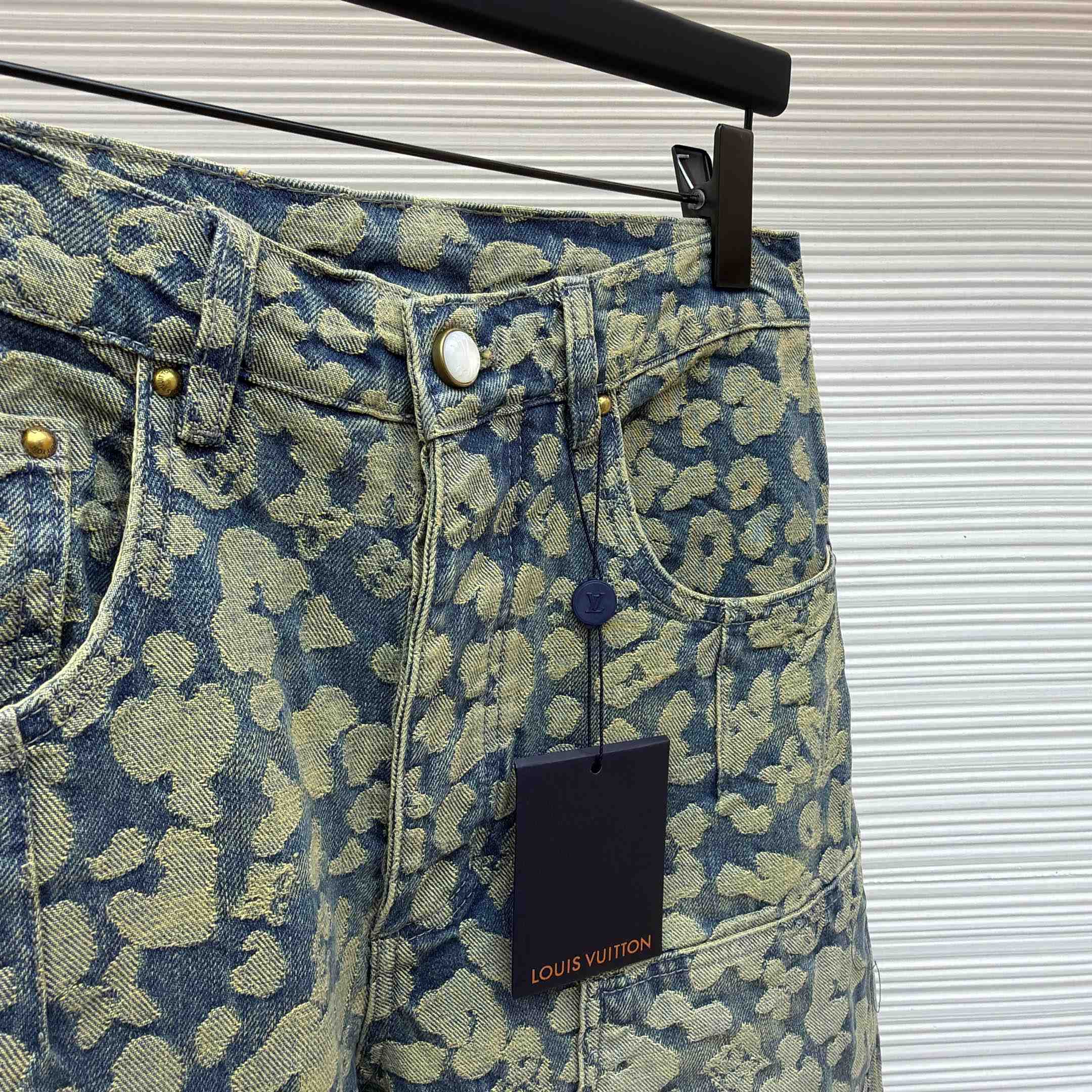 Louis Vuitton Jacquard Workwear Denim Pants - DopestKickz