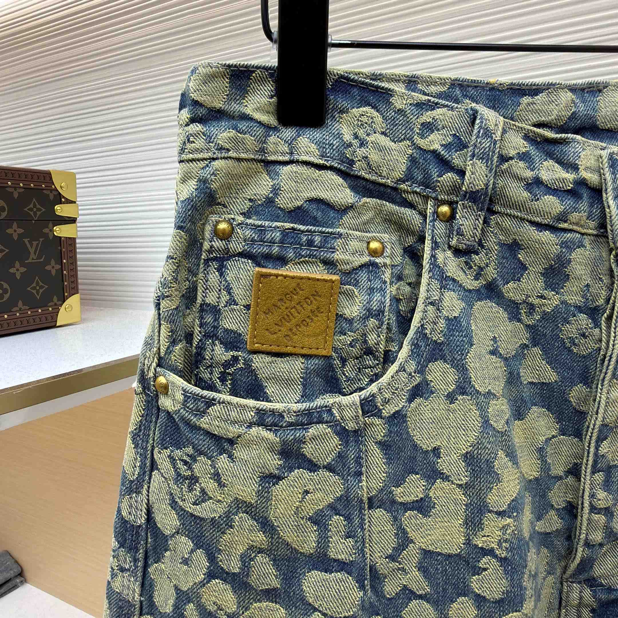 Louis Vuitton Jacquard Workwear Denim Pants - DopestKickz