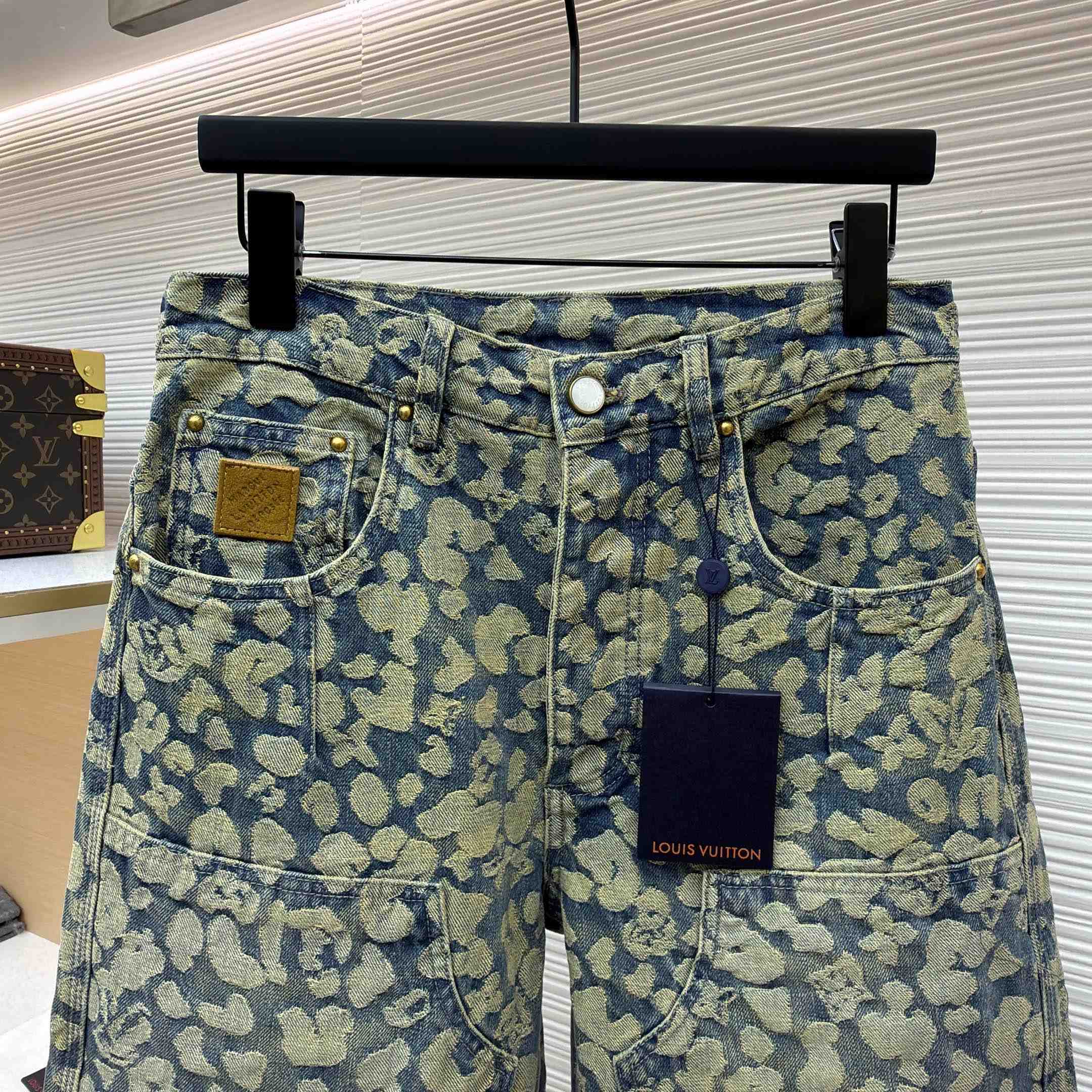 Louis Vuitton Jacquard Workwear Denim Pants - DopestKickz