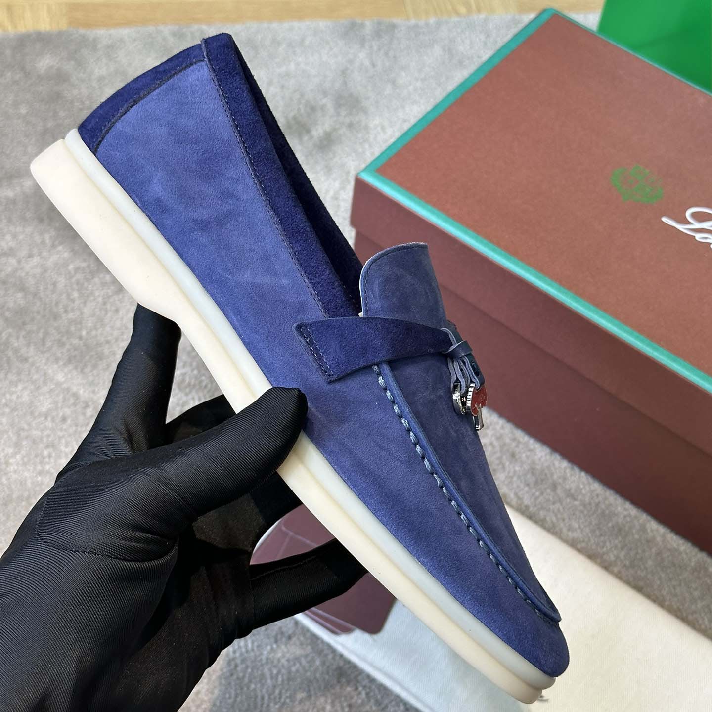 Loro Piana Summer Charms Walk loafers - DopestKickz