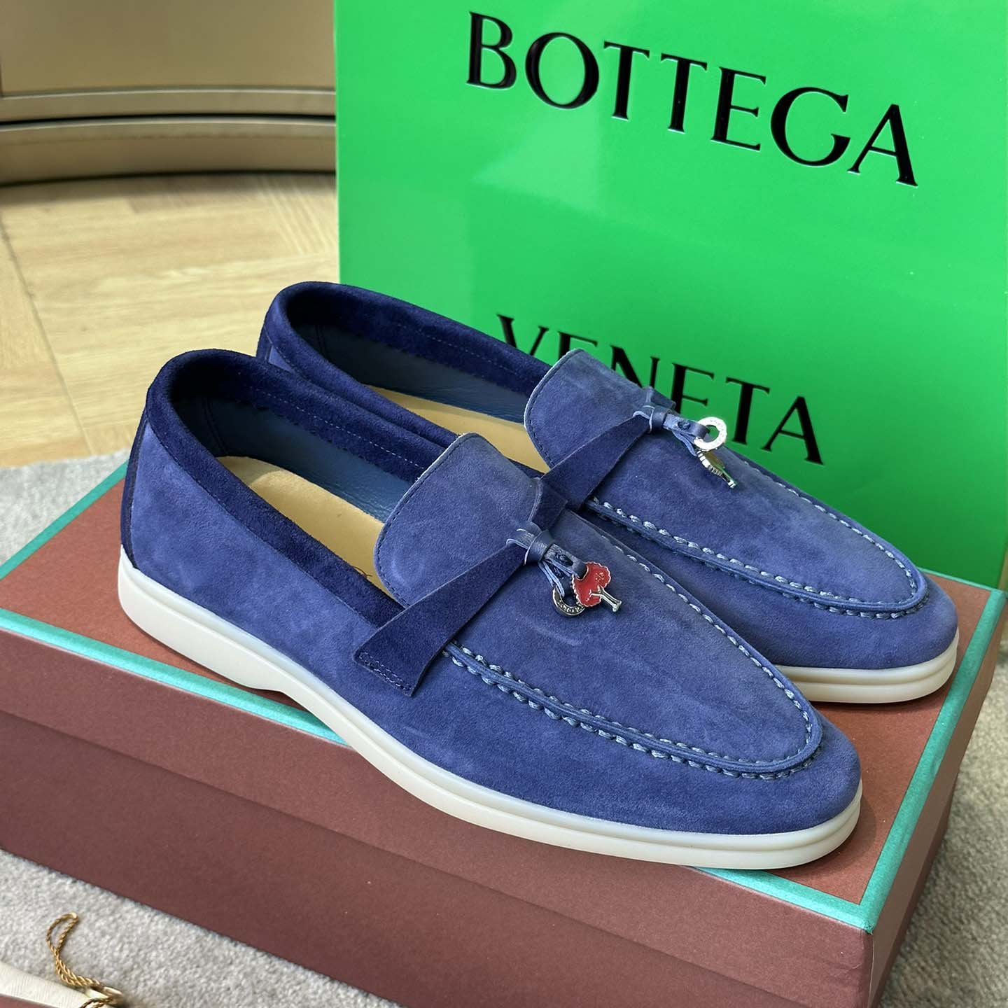 Loro Piana Summer Charms Walk loafers - DopestKickz