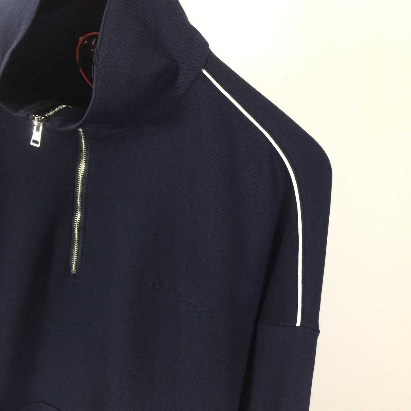 Gucci Half-zip Sweatshirt With embossed Logo - DopestKickz