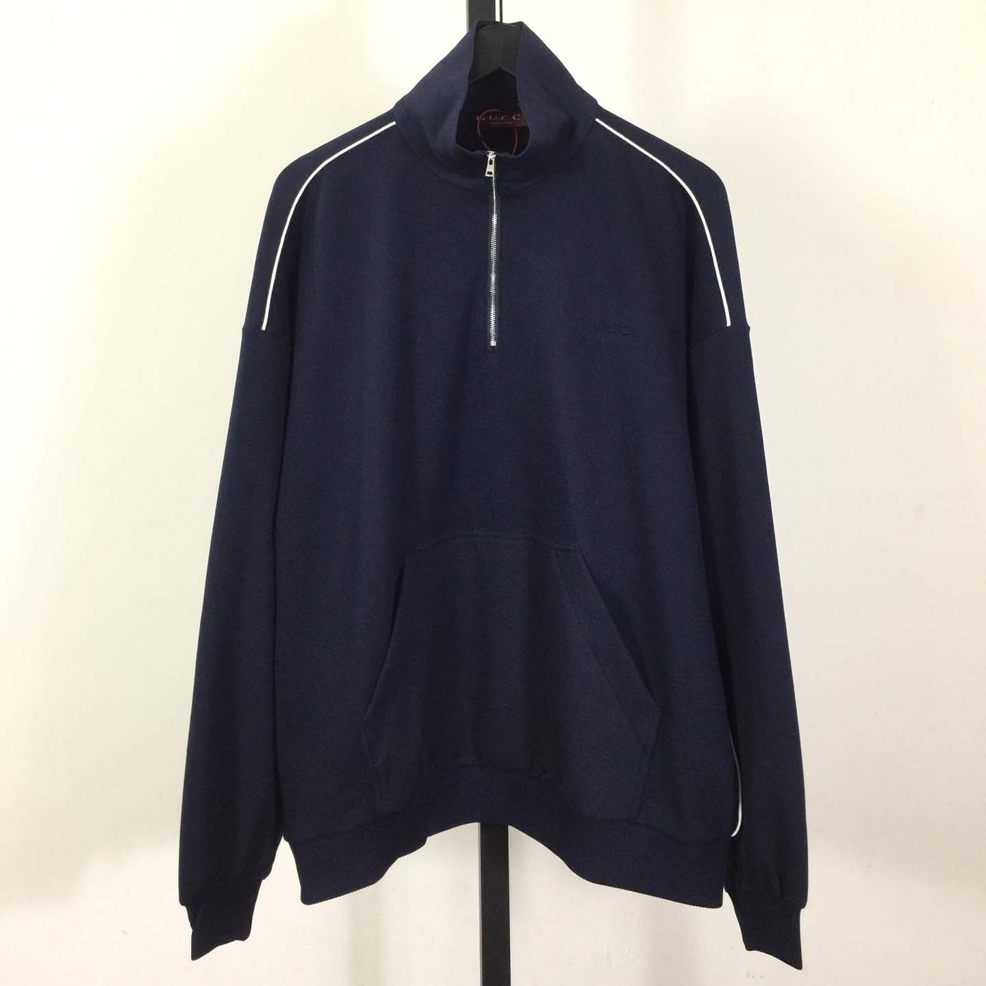 Gucci Half-zip Sweatshirt With embossed Logo - DopestKickz