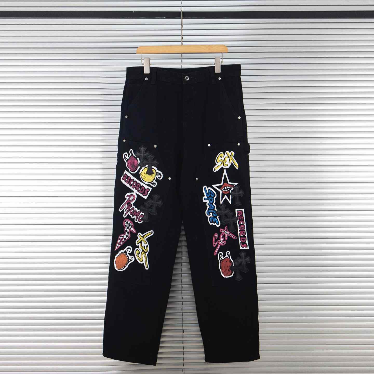Chrome Hearts Patch Jeans - DopestKickz