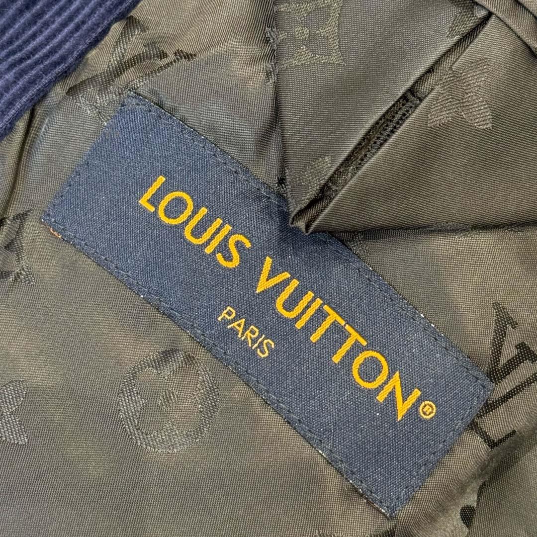 Louis Vuitton Corduroy Collarless Jacket - DopestKickz