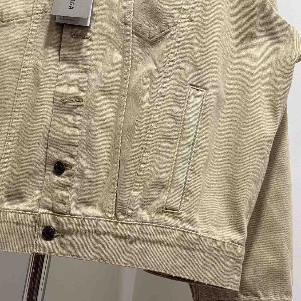 Balenciaga Oversized Denim Jacket - DopestKickz