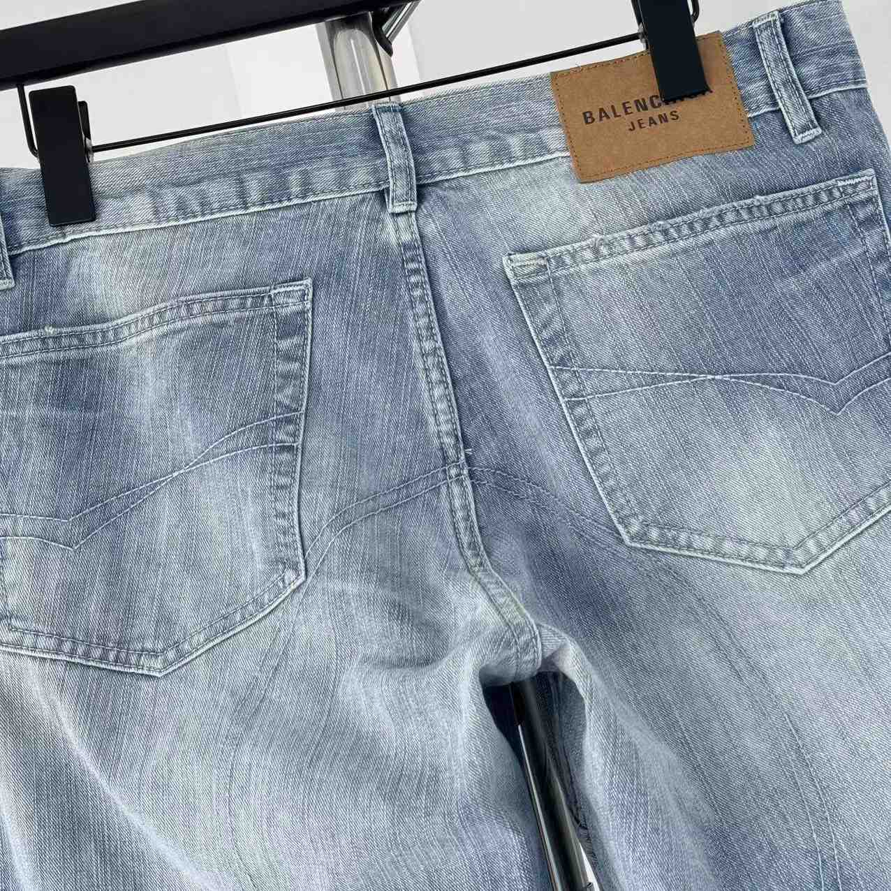 Balenciaga Fitted Low Rise Bootcut Jeans - DopestKickz