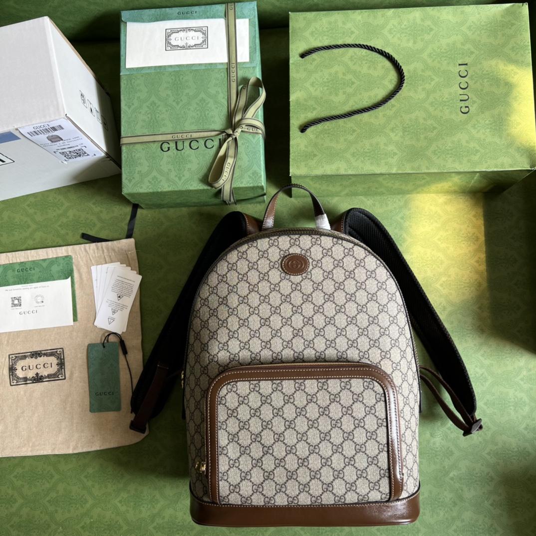 Gucci GG Supreme Canvas Backpack   31.5-41-14.5cm - DopestKickz