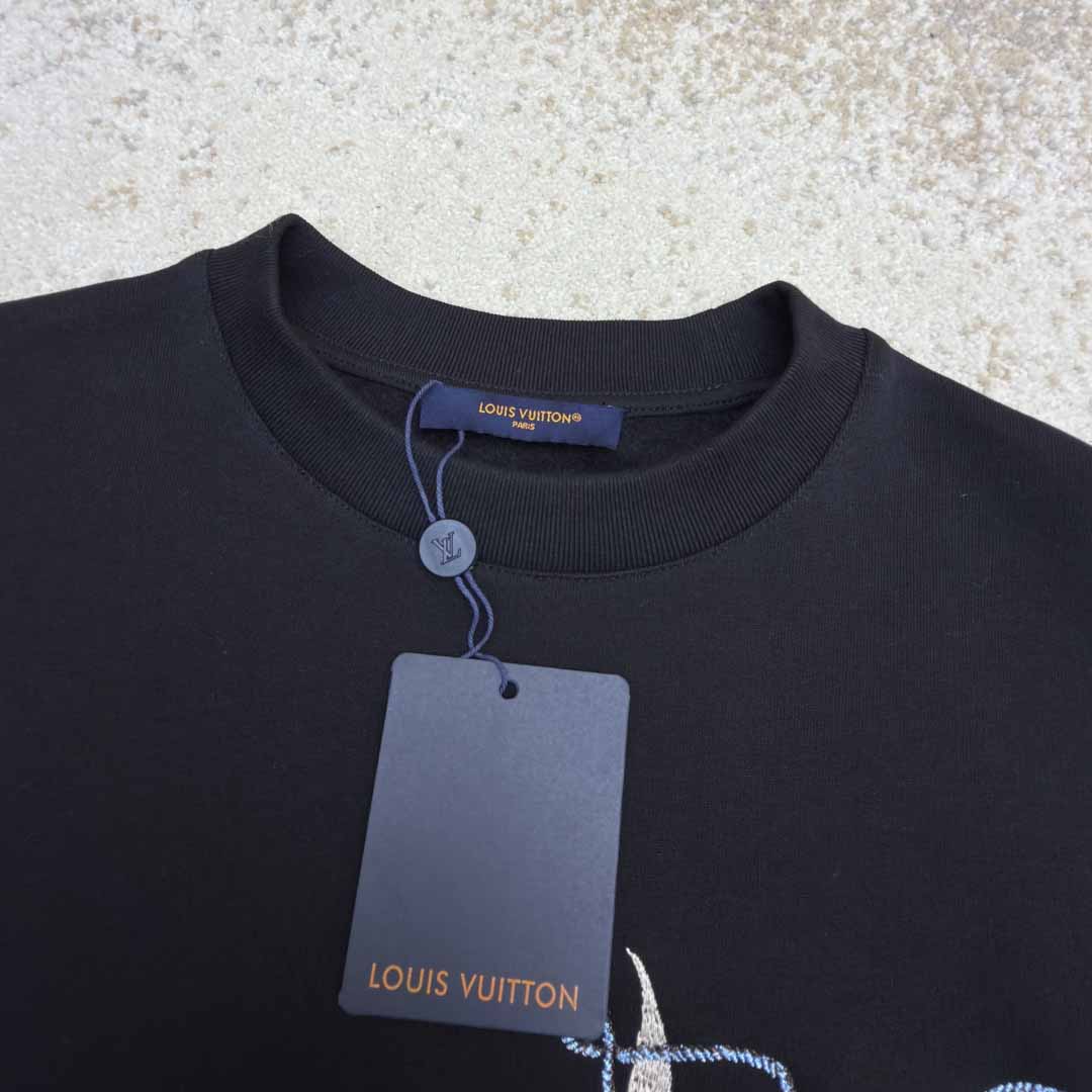 Louis Vuitton Embroidered Long-Sleeved Sweatshirt  - DopestKickz