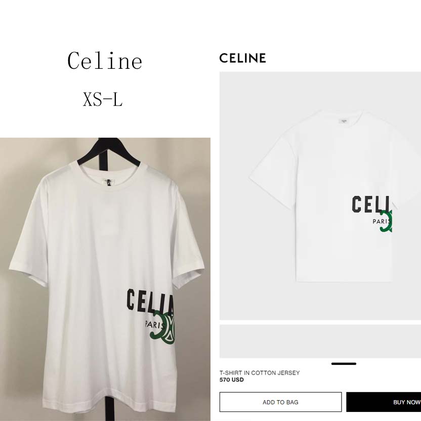 Celine T-shirt In Cotton Jersey - DopestKickz