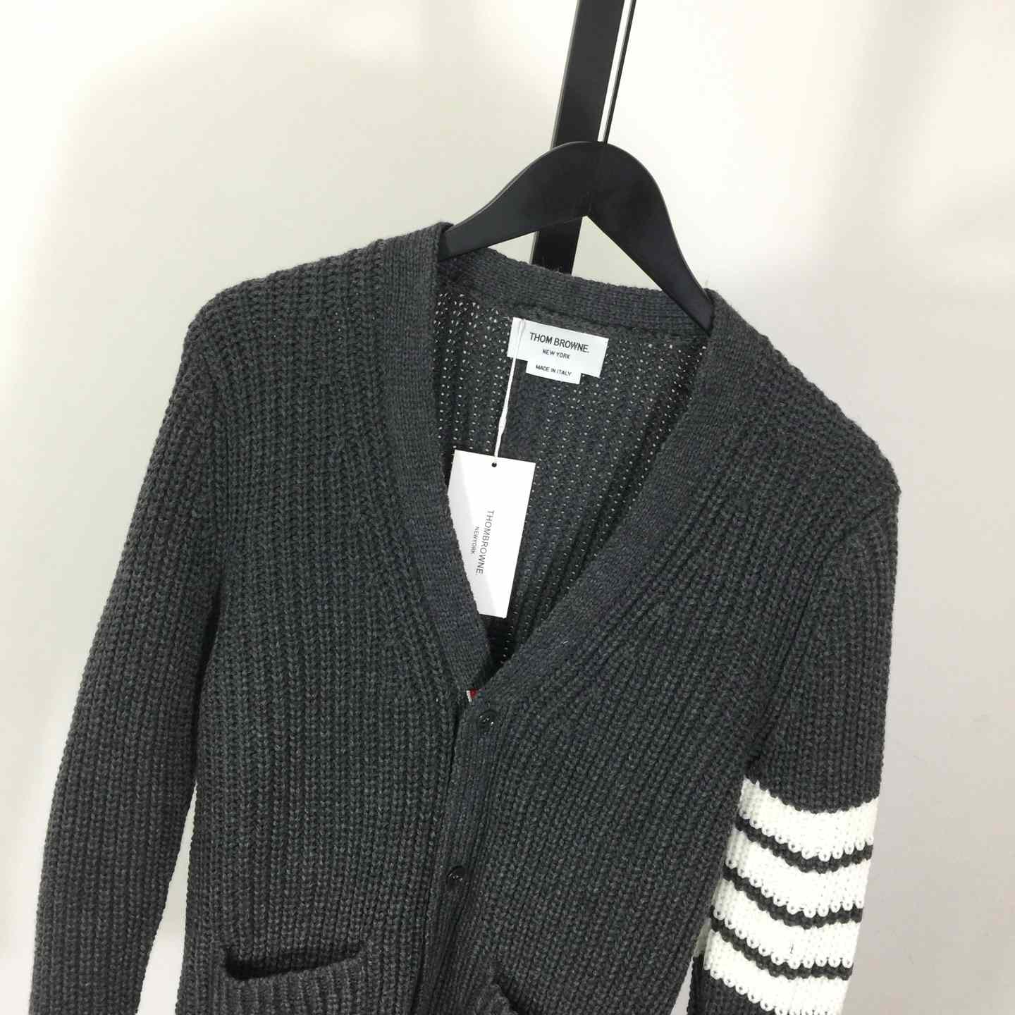 Thom Browne 4-Bar Cardigan - DopestKickz