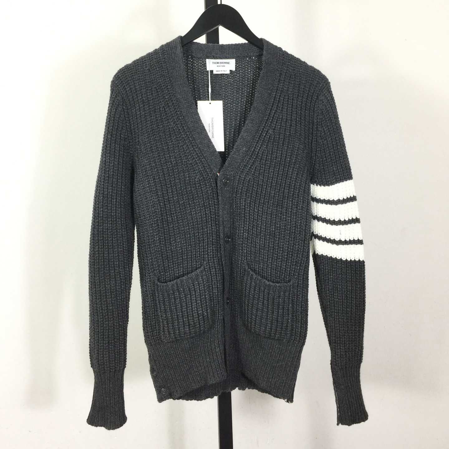 Thom Browne 4-Bar Cardigan - DopestKickz
