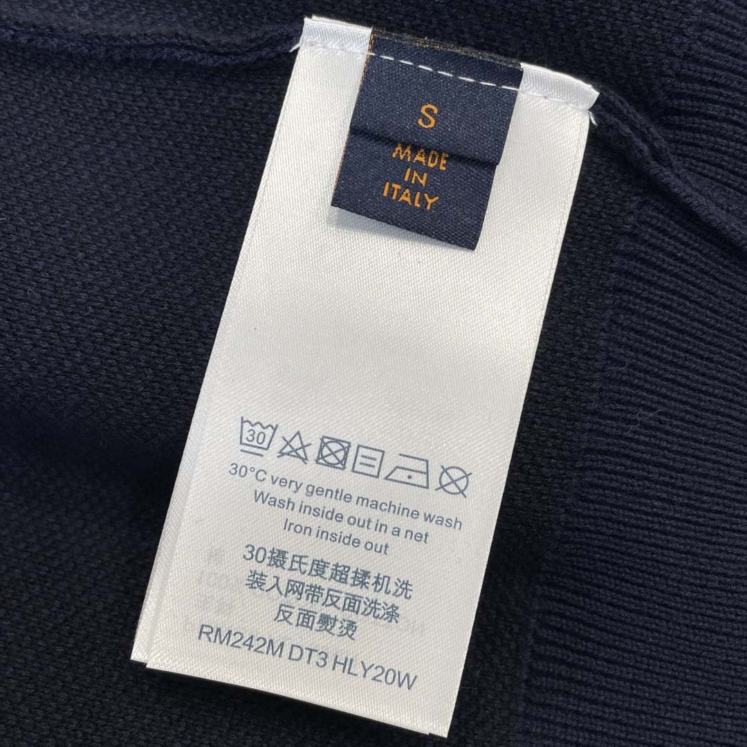 Louis Vuitton LV Blason Long-Sleeved Crewneck - DopestKickz